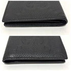 Gucci Jumbo GG Bifold Wallet Black Leather 8 Card Slots Made in Italy with Box