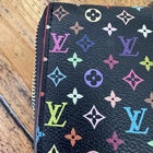 Louis Vuitton Clémence Long Wallet Monogram Multicolor Black – Used