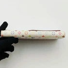 Louis Vuitton Monogram Multicolor Long Wallet White PVC Leather Trim Used – Japan
