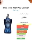 Jean Paul Gaultier Ultra Male Intense Eau de Toilette for Men 4.2 oz / 125 mL