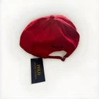 New Ralph Lauren Polo Men's Baseball Cap – Solid Red with Navy Polo Player