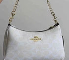 NEW Coach Teri Shoulder & Crossbody Bag CA548 – White Canvas & Leather