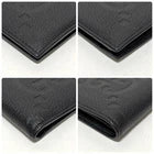 Gucci Jumbo GG Bifold Wallet Black Leather 8 Card Slots Made in Italy with Box