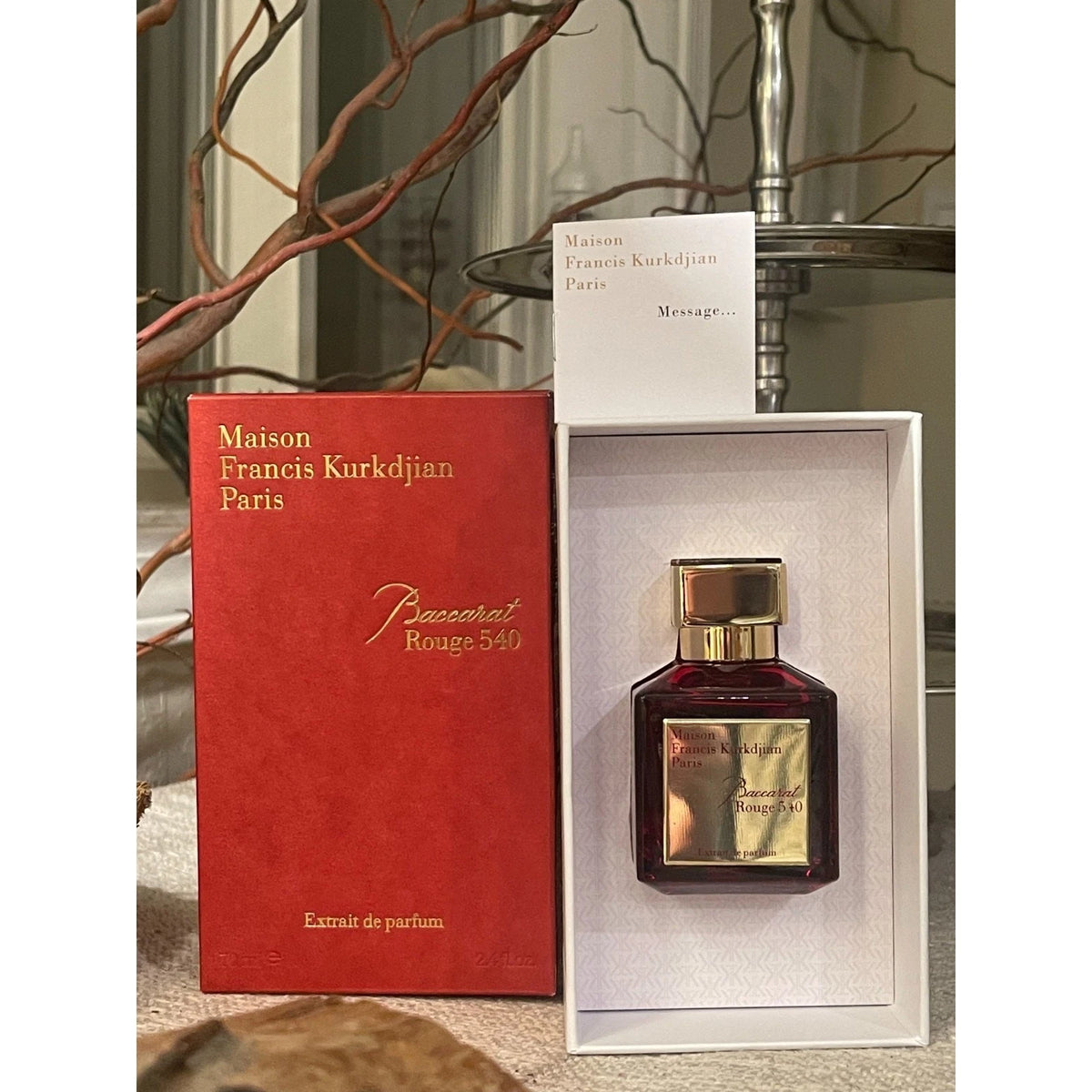 Baccarat Rouge 540 Extrait de Parfum 70ml – Authentic Maison Francis Kurkdjian MFK Fragrance